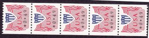 PNC5 49c Computer Vended 1 US #CVP31 Dull Gum MNH F-VF