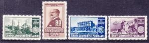 Turkey 1047-50 MNH 1951 40th Inter Parliamentary Conference Set