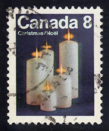 Canada #607 Candles, used (0.20)