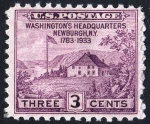 SC#727 3¢ Peace of 1783 (1933) MNH