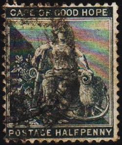 Cape of Good Hope. 1880 1/2d S.G.48. Fine Used