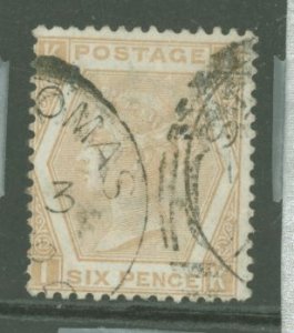 Great Britain #59b var  Single