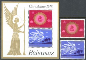 Bahamas Sc# 444-445a MNH 1978 Christmas