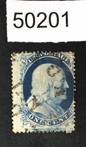 US STAMPS # 20 USED LOT #50201