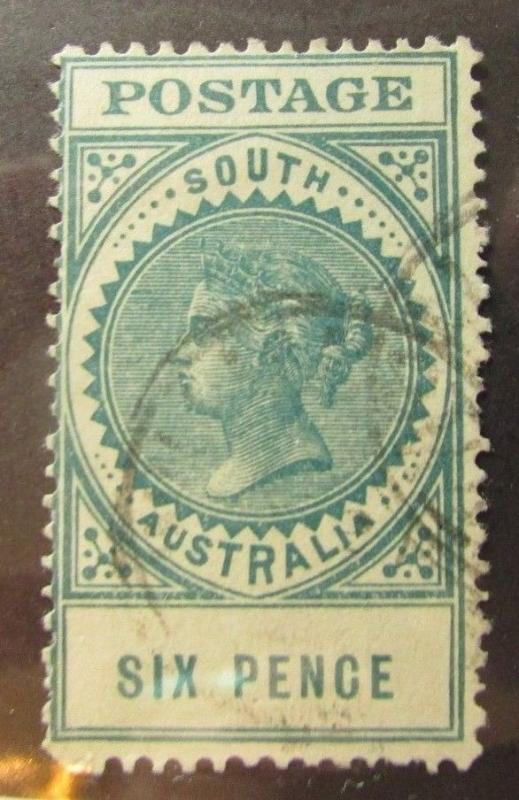 1904-08 South Australia SC #137  used stamp 