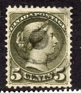 Canada # 38, Used.