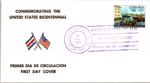 Costa Rica, Worldwide First Day Cover, Americana