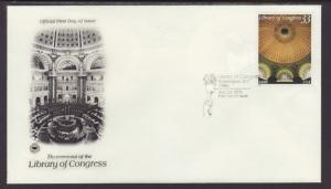 US 3390 Library of Congress 2000 PCS U/A FDC