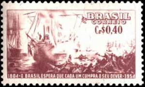 Brazil #808-809, Complete Set(2), 1954, Never Hinged