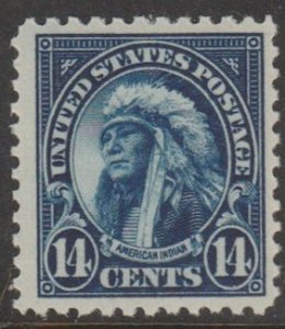 U.S. Scott Scott #565 American Indian Stamp - Mint NH Single