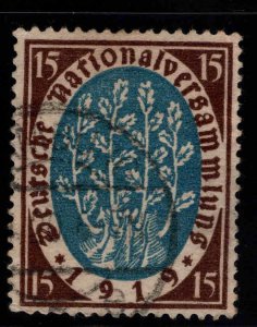 Germany Scott 106  used  1919 National Assembly stamp