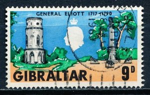 Gibraltar #206 Single Used