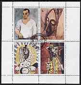 Sharjah 1972 Paintings by Picasso perf sheetlet containin...