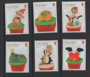 Gibraltar #1643-46  (2017 Christmas set) VFMNH CV $13.00