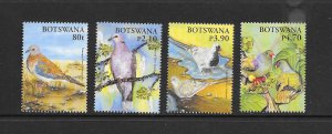 BIRDS - BOTSWANA  #810-13  MNH