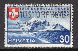 Switzerland  #255  used  1939    National exposition 30c German