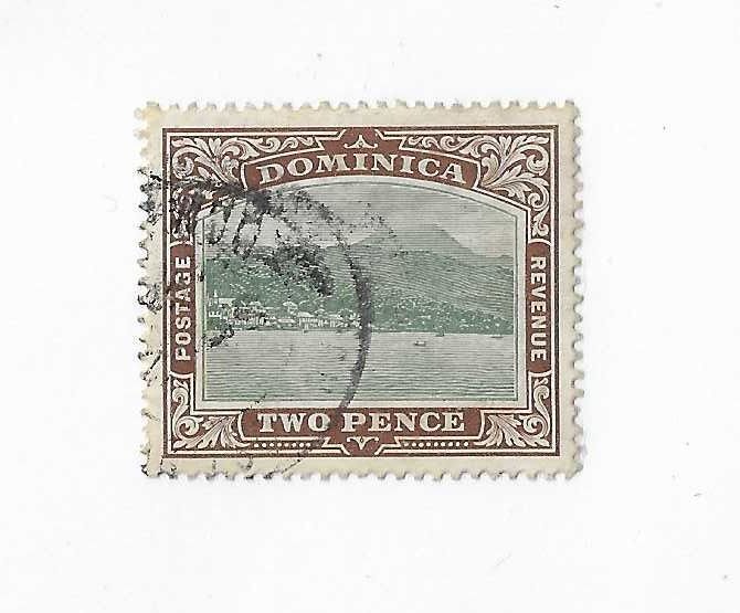 Dominica Sc #37 2p used VF