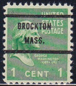Precancel - Brockton. MA PSS 804-71 - Bureau Issue