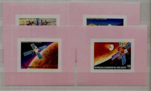 Malagasy 566-69 MNH s/s Space