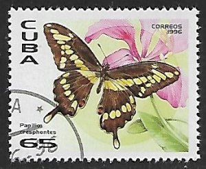 Cuba # 3752 - Giant Swallowtail - unused CTO.....{Z20}