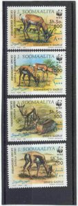 Somalia 607-10/MNH VF WWF 1992