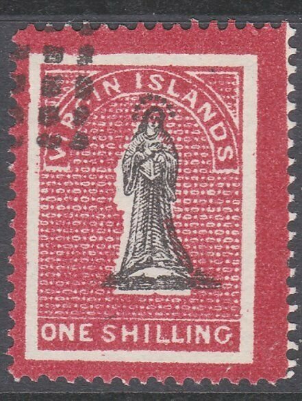 BR VIRGIN ISLANDS  An old forgery of a classic stamp .......................C866