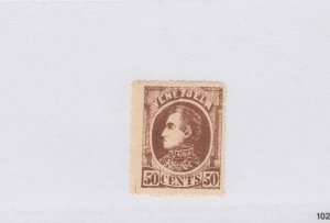 VENEZUELA #72 ** mint never hinged, Cat$92.50 stamp
