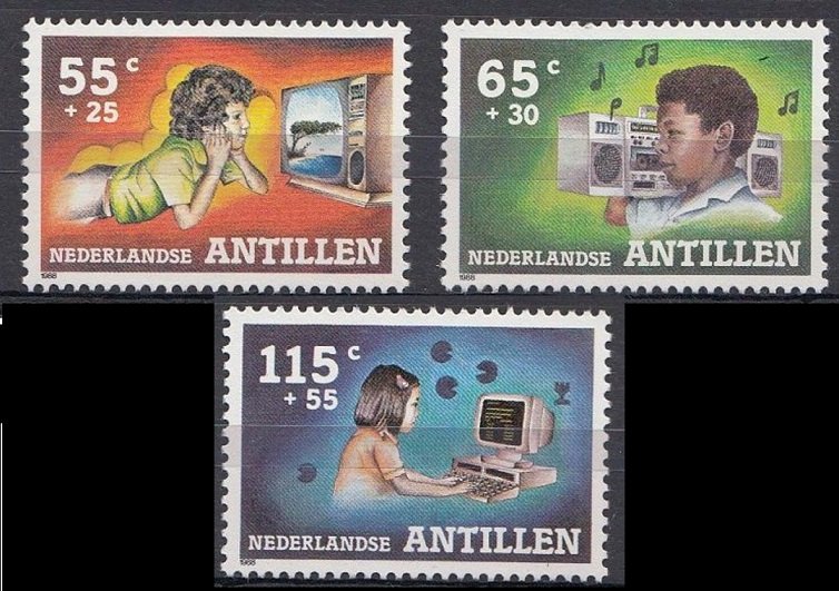 1988 Netherlands Antilles 646-648 Children's Day 4,50 €