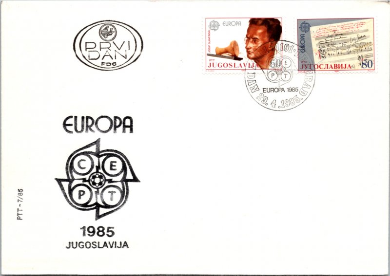 Yugoslavia, Worldwide First Day Cover, Europa