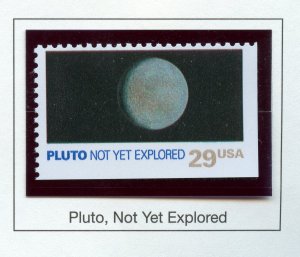 1991 PLANET COMMEMORATIVES OG/MNH - FILLER OR STARTER PAGE -  DETAILS