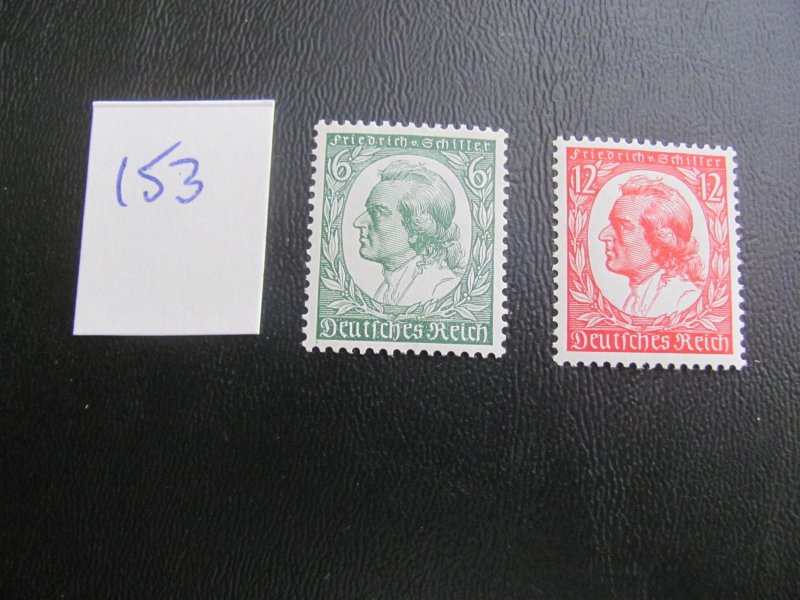 Germany 1934 MNH SC 446-447 VF/XF 100 EUROS (153)