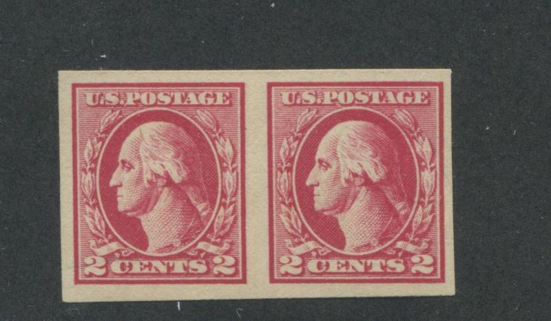 1920 US 2c Postage Stamp #532 Pair Mint Never Hinged Very Fine Original Gum