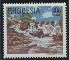 Rhodesia   SG 567 SC# 405  MNH  Inyangombi Waterfalls  see details 