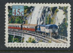 Australia SG 1415  Used  -Trains self adhesive 