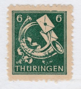 Germany Allied Occupation Thuringia 1945-46 6pf MNH** Stamp A25P33F18690-
