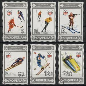 ALBANIA  WINTER OLYMPIC GAMES INNSBRUCK 1976  U SET