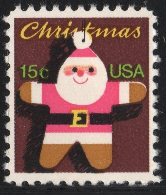 SC#1800 15¢ Santa Claus Ornament Single (1979) MNH