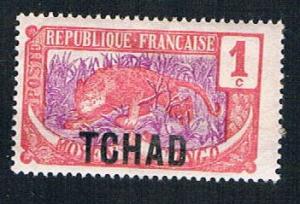 Chad 1 MHR MDG Leopard overprint (BP1441)