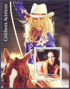 Congo 2003 Cinema Actress Jennifer Lopez S/S MNH Private