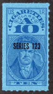 Springer TA376a (TA328a), MNH, 10 Class A Cigarettes, Series 123, 1953, USA