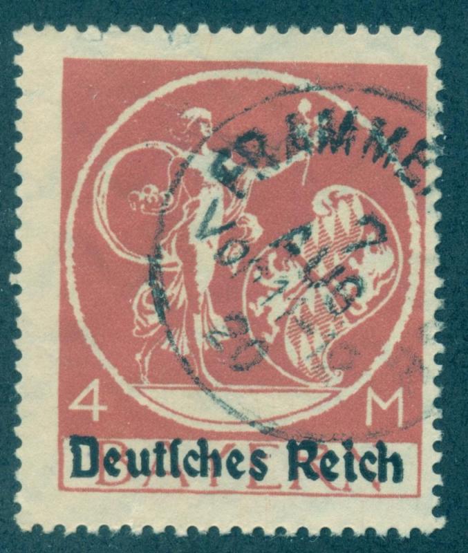 GERMAN STATES - BAVARIA SC# 272 FINE U 1920