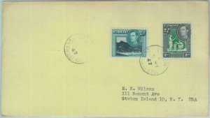 83423 - ST VINCENT - POSTAL HISTORY  -  COVER  to the USA 1947
