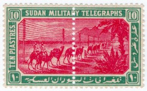 (I.B) Sudan Telegraphs : Military Telegraphs 10pi