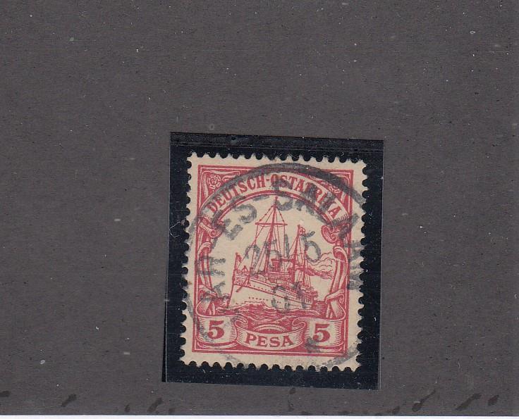 GERMAN EAST AFRICA LOT # 13 VF-DARES-SALAM TOWN CANCEL COLLECTED FOR PMKS