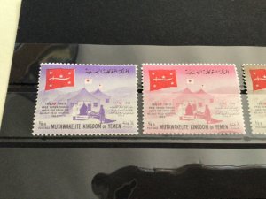 Yemen Red Cross mint never hinged stamps A11142