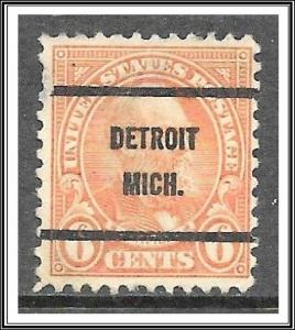 US Precancel #638-61 Detroit MI Used