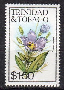 Trinidad and Tobago 403 -Mint-LH -Prairie Gentian (cv $1.60)