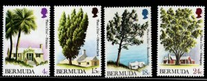 BERMUDA Scott 298-301 MNH** Plant a Tree campaign  set 1972 issue