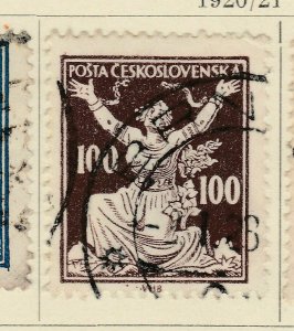 1920-22 Czechoslovakia A6P1F94 100h Perf 14 Used-