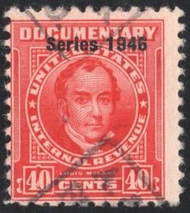 R445 40¢ Revenue: Documentary (1946) Used